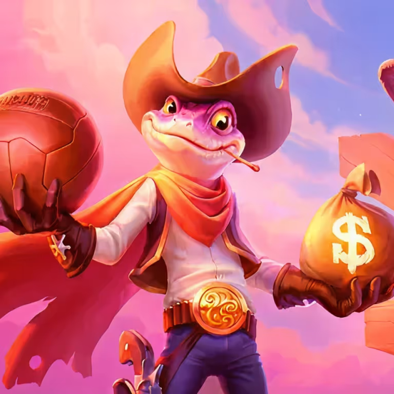 Καουμπόι του Lizaro Casino με σακιά χρημάτων – συμβολική εικόνα για γρήγορες αναλήψεις και ευέλικτες μεθόδους πληρωμής